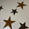 Rustic Metal Wall Decor of Angel & Stars - 4
