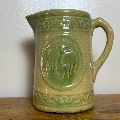 A.E. Hull Pottery Yellow Ware Pitcher