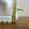 Ceramic Goose and Goslings Planter, Signed 1983 - 8
