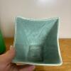 Green Glass Vase and Stanford Pottery Vase - 5