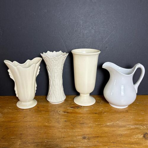 White Ceramic Vessels: Haeger, Lennox and More
