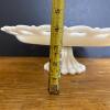 Milk Glass Lace Edge Lazy Susan Turntable - 5
