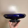 Three MCM Blue & Green Art Glass Bowls - 3