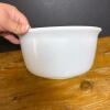 Hamilton Beach White Glass Mixer Bowls - 5