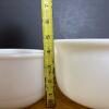 Hamilton Beach White Glass Mixer Bowls - 7
