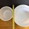 Hamilton Beach White Glass Mixer Bowls - 8