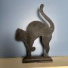 Cast Iron Cat Silhouette Doorstop - 3
