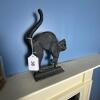 Cast Iron Cat Silhouette Doorstop - 7