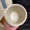Stoneware Crock With Blue Stripe Band - 4