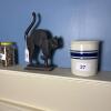Stoneware Crock With Blue Stripe Band - 10