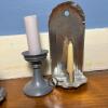 Assorted Metal Candle Holders & Snuffer - 3