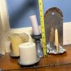 Assorted Metal Candle Holders & Snuffer - 5