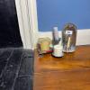 Assorted Metal Candle Holders & Snuffer - 6