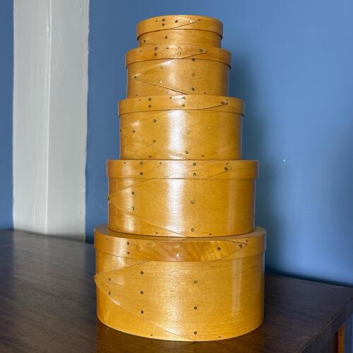 Shaker-Style Oval Bentwood Pantry Boxes