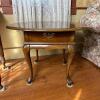 Queen Anne-Style Drop-Leaf Side Table - 2