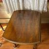 Queen Anne-Style Drop-Leaf Side Table - 3