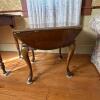 Queen Anne-Style Drop-Leaf Side Table - 5