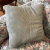 Hickory Hill Floral Upholstered Sofa with Throw Pillows - 4