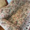 Hickory Hill Floral Upholstered Sofa with Throw Pillows - 7