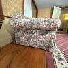 Hickory Hill Floral Upholstered Sofa with Throw Pillows - 8