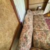 Hickory Hill Floral Upholstered Sofa with Throw Pillows - 9