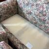 Hickory Hill Floral Upholstered Sofa with Throw Pillows - 13