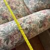 Hickory Hill Floral Upholstered Sofa with Throw Pillows - 17