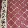 Floral Border Area Rug With Lattice Pattern - Approximately 95" x 129" - 4
