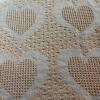 Pair of Woven Heart Pattern Throw Blankets - 5