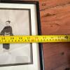 32.5" x 10.5" Framed Chinese Figural Works on Paper - 10