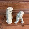 Pair of Asian-Style Glazed Ceramic Guardian Lion Figurines - 4