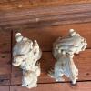 Pair of Asian-Style Glazed Ceramic Guardian Lion Figurines - 5