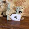 Pair of Asian-Style Glazed Ceramic Guardian Lion Figurines - 9