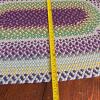 Oval Braided Multicolor Rug - 6
