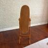 Oval Wood Floor Cheval Mirror - 2