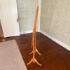 Oval Wood Floor Cheval Mirror - 4
