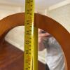Oval Wood Floor Cheval Mirror - 8