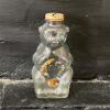 Snow Crest Beverages Glass Bear Bank Bottle