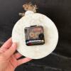 Ceramic Wall Clock With Bird and Feather Motif - 2