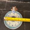 Ceramic Wall Clock With Bird and Feather Motif - 6