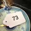 Ceramic Wall Clock With Bird and Feather Motif - 7