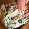Pair of Longaberger Handwoven Baskets with Floral Liners - 5