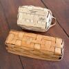 Pair of Longaberger Handwoven Baskets with Floral Liners - 7
