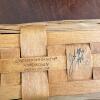 Pair of Longaberger Handwoven Baskets with Floral Liners - 8