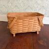 Peterboro Basket Company Handcrafted Basket with Handles