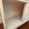 White Painted Bookcase with Bottom Cabinet - 6