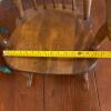 Three Children&rsquo;s Wooden Chairs with Cloth Dolls and Cat - 13