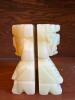 Pair of Onyx Bookends in Pre-Columbian-Style Carved Form - 3