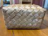 Woven Wood Picnic Basket with Handles - 6