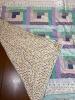Two Handmade Quilts in Patchwork and Floral Patterns - 2